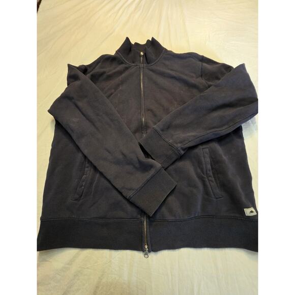 Roots 73 Navy Blue Men's Zippered Sweatshirt Size Xl - Picture 1 of 5